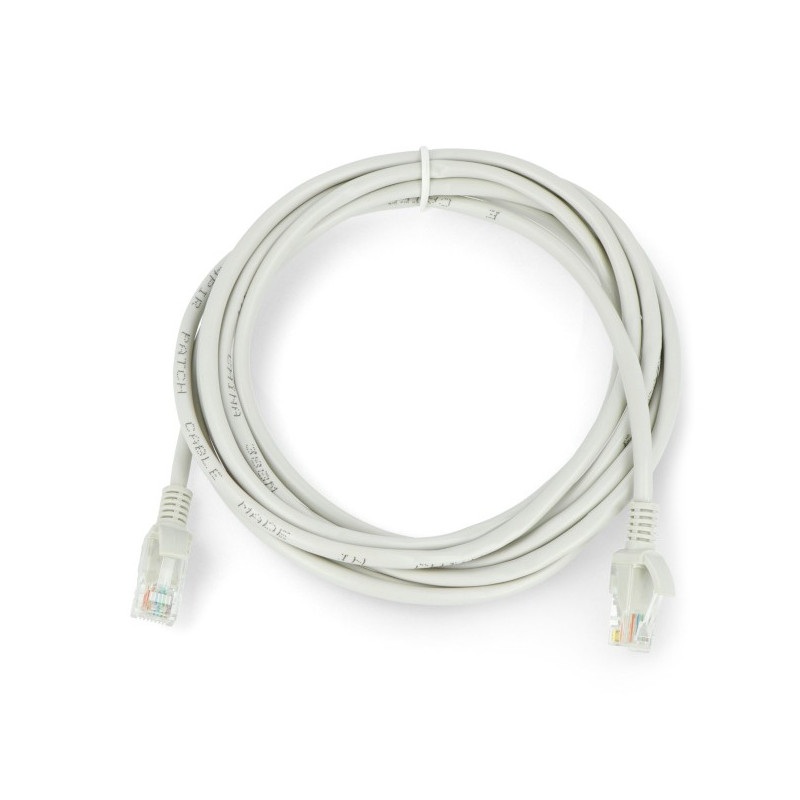 Przewód sieciowy Ethernet Patchcord UTP 5e 3 m - czarny