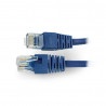 Przewód sieciowy Ethernet Patchcord UTP 5e 0,25m - niebieski - zdjęcie 1