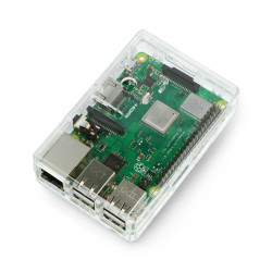 Obudowa Raspberry Pi Model 3B+/3B/2B - przezroczysta