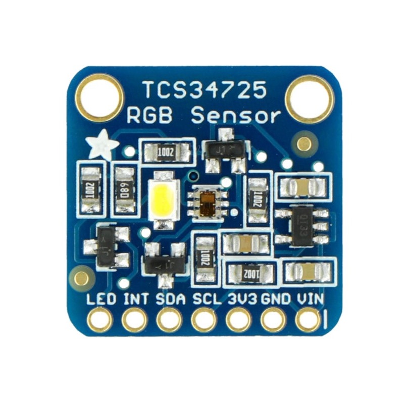 Adafruit TCS34725 - czujnik koloru RGB z filtrem IR I2C