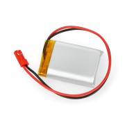Akumulator Li-Pol Akyga 1200mAh 1S 3,7V - złącze JST-BEC + gniazdo - 40x30x10mm