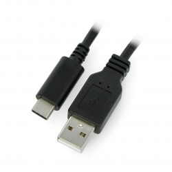 Przewód ART USB A 2.0 - USB C czarny - 2m