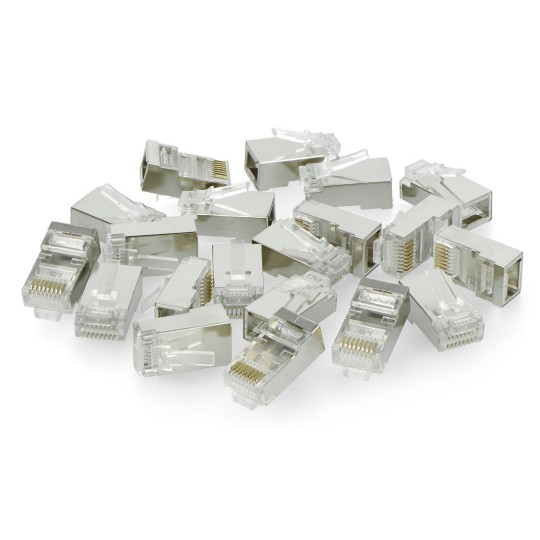 Сетевые разъемы Lanberg RJ45 Cat. 6e FTP — 20 шт.