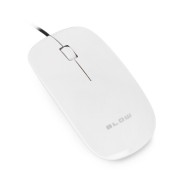 Mysz optyczna MP-30 biała USB Blow