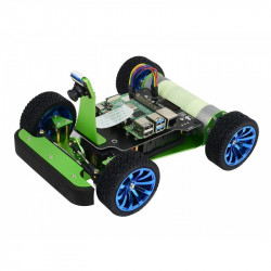 PiRacer DonkeyCar - 4-kołowa platforma robota AI z kamerą i napędem DC oraz wyświetlaczem OLED