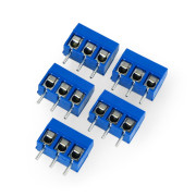 Złącze ARK KF301 raster 5,0mm 3 pin (-) - 5szt.