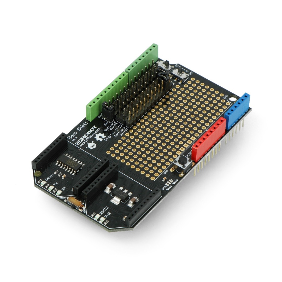 Bees Shield - płytka rozszerzeń dla Arduino i modułów X-Bee