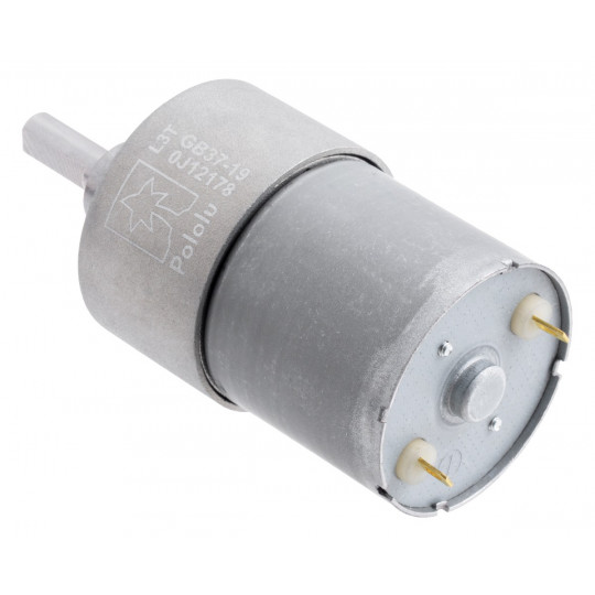 Двигун 37Dx52L з передачею 19:1, 12V 530 об/хв - Pololu 4741