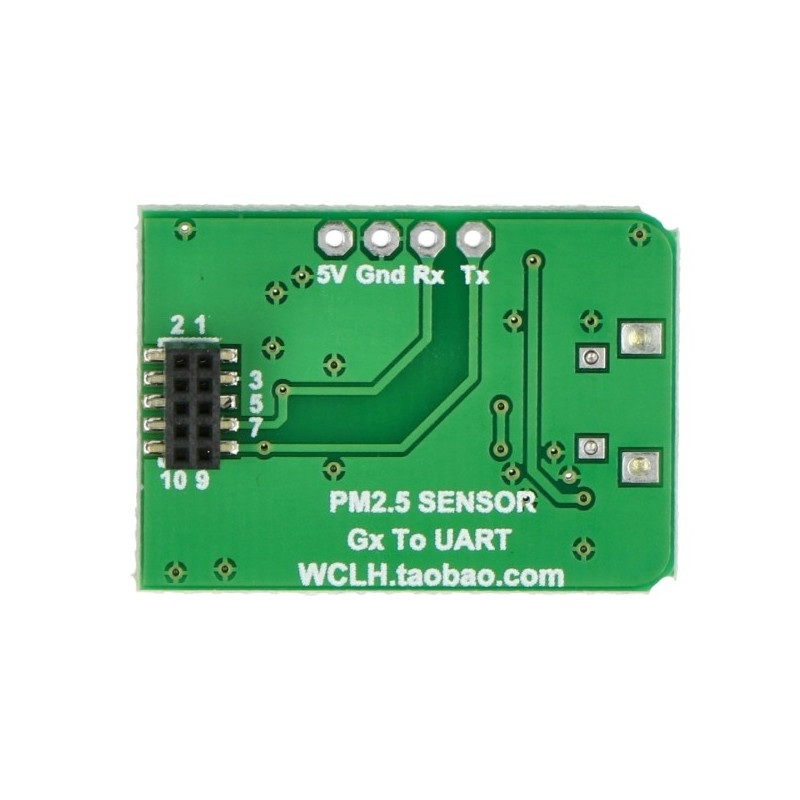 Adapter IDC 10pin 1,27mm - microUSB dla czujnika PMS7003