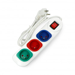 Listwa zasilająca Esperanza Rainbow 3 - 1,5m