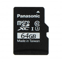 Karta pamięci Panasonic microSD 64GB 40MB/s klasa A1 + system Raspbian dla Raspberry Pi 4B/3B+/3B/2B/Zero