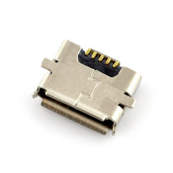 Gniazdo microUSB typu B -...
