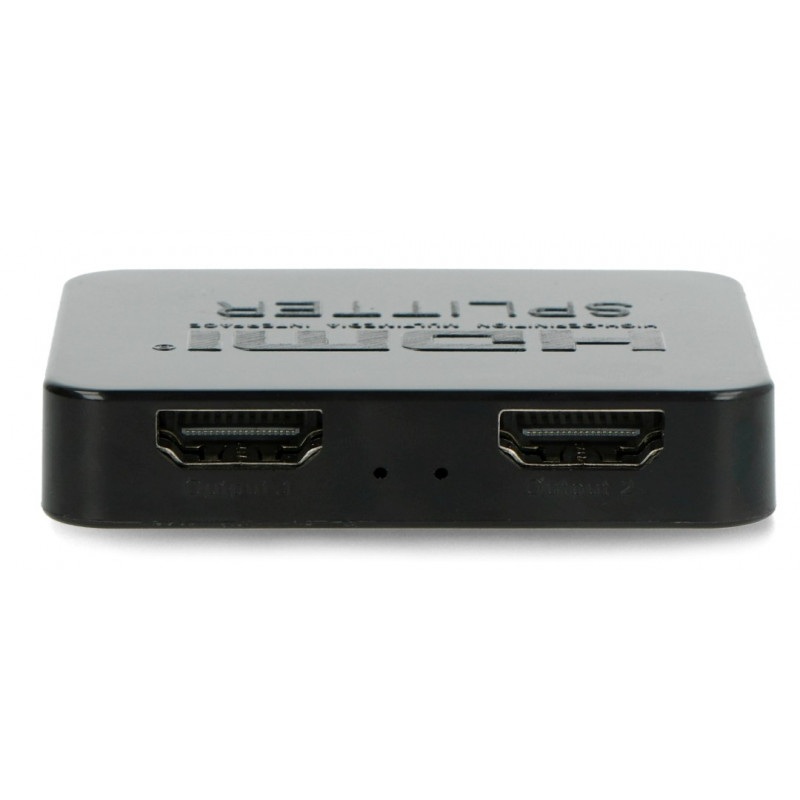 Splitter HDMI Lanberg - 2x HDMI 4K +  mircoUSB czarny