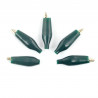 Złącze krokodylkowe 27mm zielone - 5szt. - zdjęcie 1
