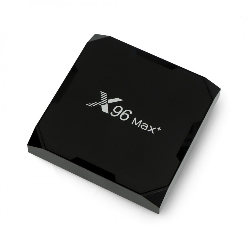 X96 Max Android 9 Smart TV box S905X2 4 / 64GB - czarny