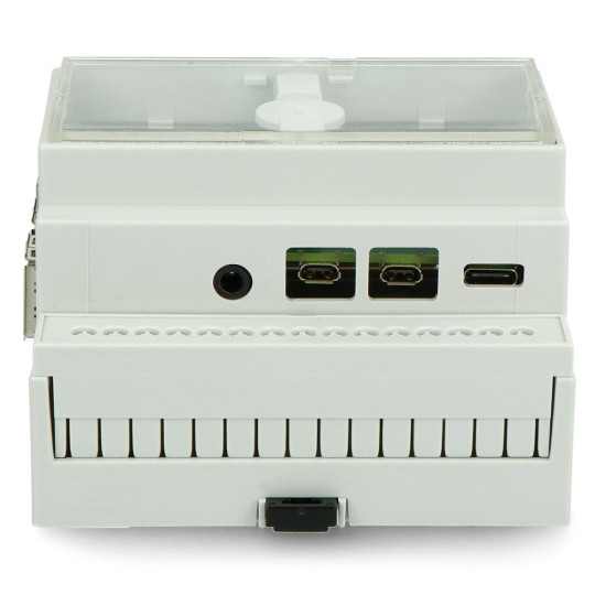 Корпус для Raspberry Pi 4B на DIN-рейку - Multicomp Pro - серый