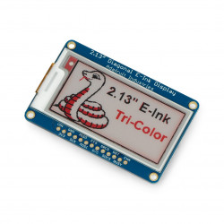 Adafruit E-paper 2,13'' 212x104px - moduł z wyświetlaczem trójkolorowym SPI