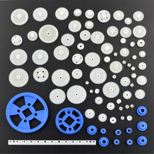 Комплект шестерень - 61 предмет
