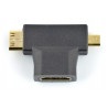 Przejściówka HDMI - miniHDMI / microHDMI - zdjęcie 3