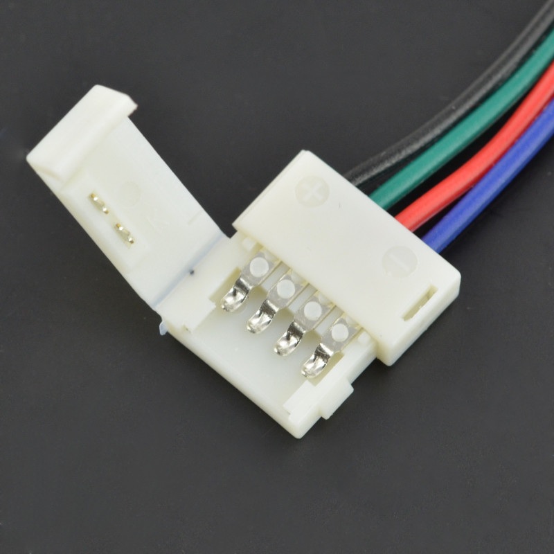 Konektor do taśm LED 10mm 4 pin - z przewodem