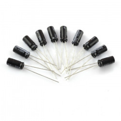 Kondensator elektrolityczny 220uF/25V 8x12mm 105C THT - 10szt.