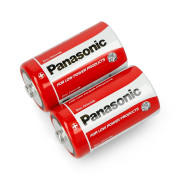 Bateria R20 Panasonic typ D - 2szt.