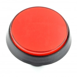 Push Button 6cm - czerwony (wersja eko2)