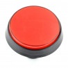 Push Button 6cm - czerwony (wersja eko2) - zdjęcie 1