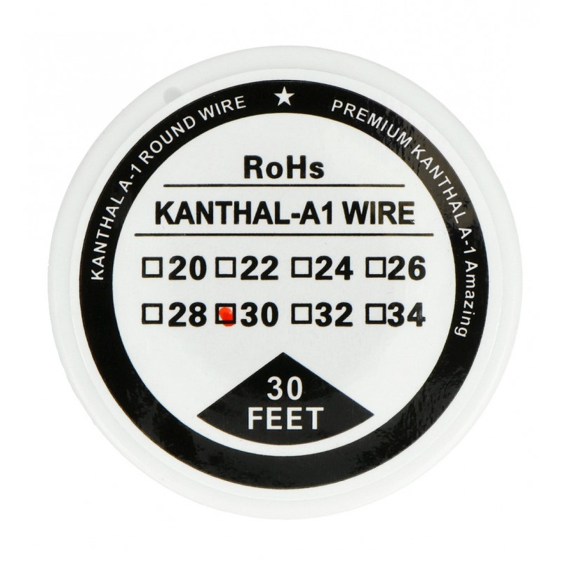 Drut oporowy Kanthal A1 0,25mm 23,3Ω/m - 9,1m
