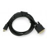 Przewód DVI-HDMI z filtrem 1,5m - zdjęcie 2