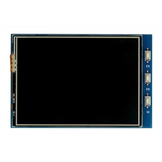 Сенсорний екран - резистивний LCD TFT 3.2'' 320x240px для Raspberry Pi 4B/3B+/3B - SPI GPIO