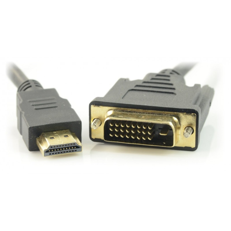 Przewód DVI-D - HDMI - 3m