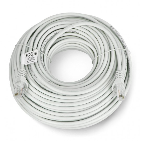 Lanberg Ethernet Patchcord Сетевой кабель UTP 5e 30 м - серый
