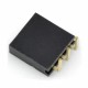 Listwa żeńska 1x3 kątowa raster 2,54mm Listwa żeńska 1x3 kątowa raster 2,54mm
