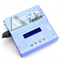 Ładowarka Li-Pol/Li-Ion/Li-Fe/Ni-Cd/Ni-MH z balanserem Redox Delta z wbudowanym zasilaczem