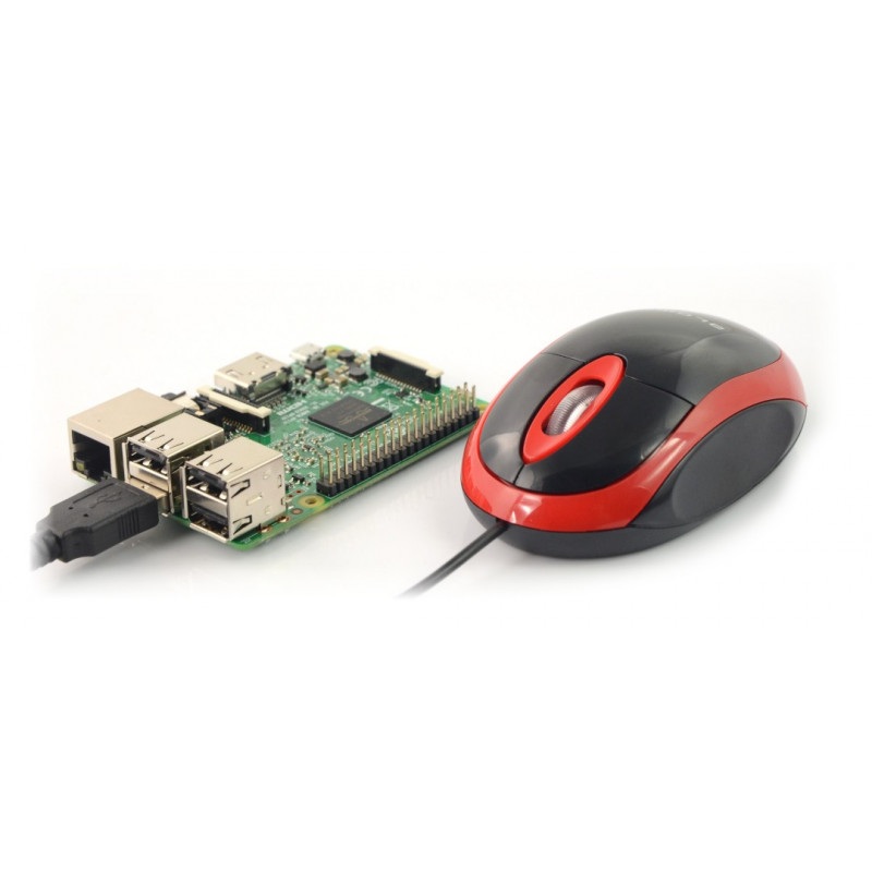 Mysz optyczna Blow MP-20 USB czerwona