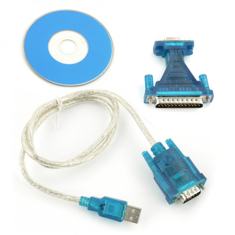 Adapter USB - RS232 + adapter DB25