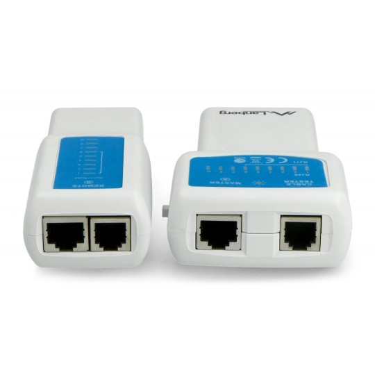 Тестер сетевых кабелей RJ45/RJ12/RJ11 - Lanberg NT-0402