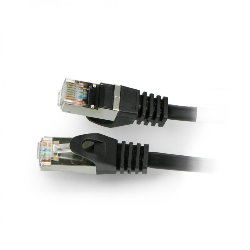 Przewód sieciowy Lanberg Ethernet Patchcord FTP 5e 50m - czarny