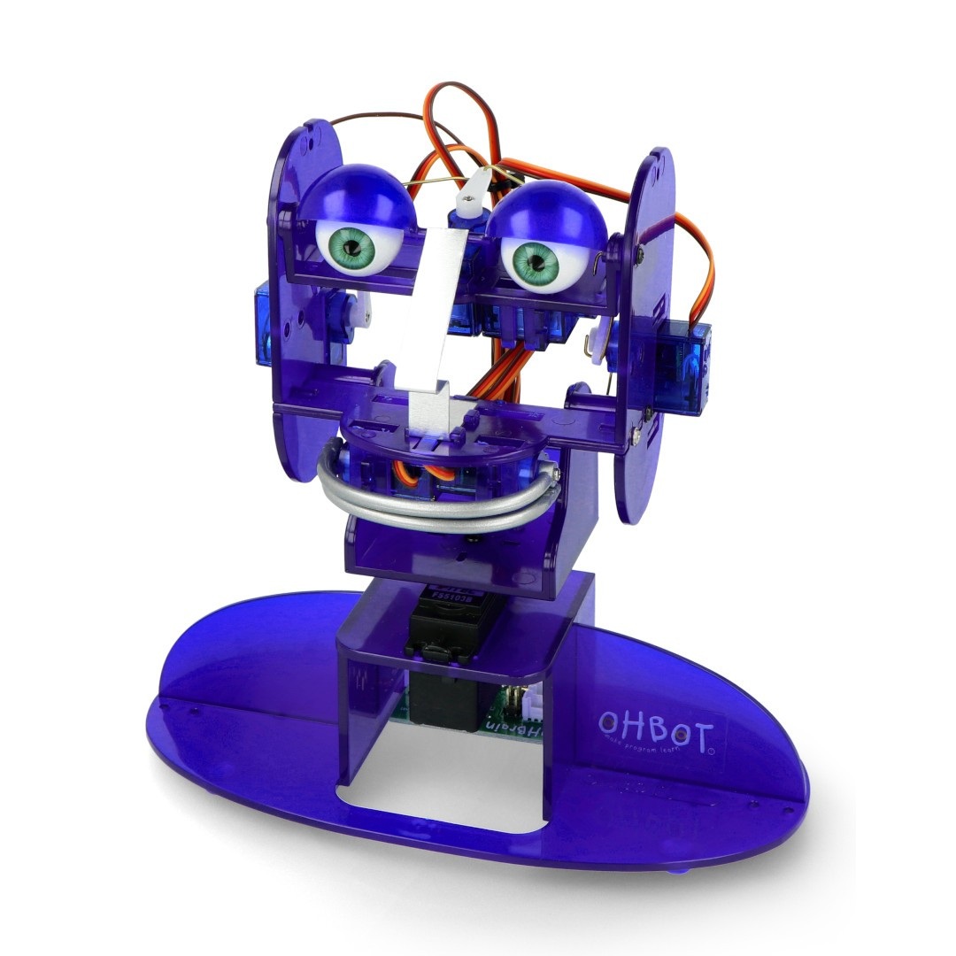 Robot edukacyjny Ohbot 2.1 złożony z oprogramowaniem - dla Windows