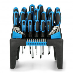 Zestaw wkrętaków, bitów i kluczy imbusowych Lanberg NT-0805 - 44 elementy