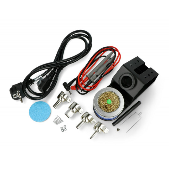 Паяльна станція 3-в-1 з термоповітряним жалом + блок живлення 30 В/5 А WEP 853D5A з вентилятором у прасці