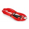 Przewód eXtreme Spider USB A - Lightning do iPhone/iPad/iPod 1,5m - czerwony - zdjęcie 3