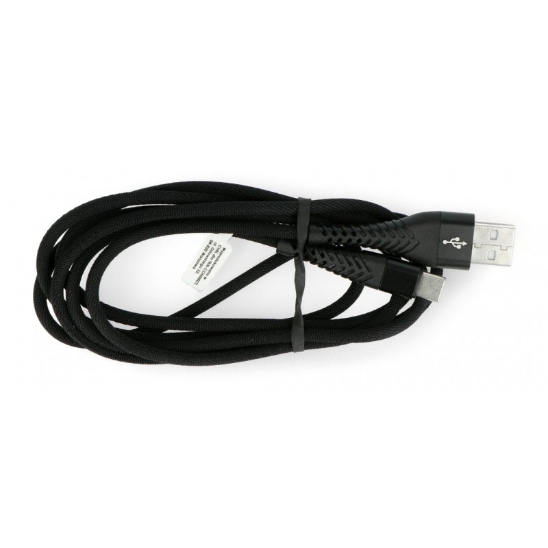 Przewód eXtreme Spider USB A - USB C - 1,5m - czarny