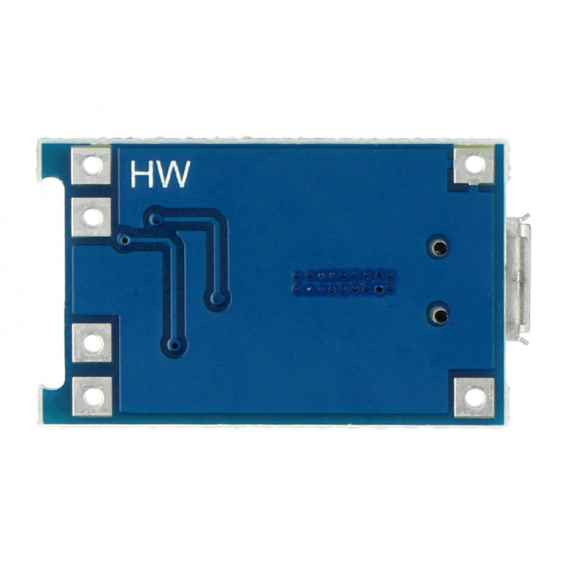 Ładowarka Li-Pol TP4056 pojedyncza cela 1S 3,7V microUSB z zabezpieczeniami