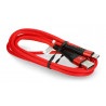 Przewód eXtreme Spider USB A - USB C - 1,5m - czerwony - zdjęcie 3