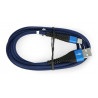 Przewód eXtreme Spider USB A - USB C - 1,5m - niebieski - zdjęcie 2