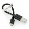 Przewód Goobay USB-C charging and sync cable 0,1m black - zdjęcie 3