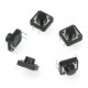 Tact Switch 12x12, 7mm THT 4pin - czarny Tact Switch 12x12, 7mm THT 4pin - czarny