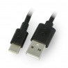 Przewód Goobay USB A 2.0 - USB C czarny - 0,5m - zdjęcie 1